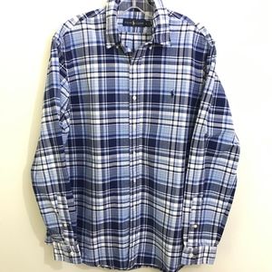 Ralph Lauren Mens Blue Label Blue Checked LS Shirt